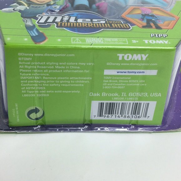 Disney Junior Miles From Tomorrowland Pip Action Figure Tomy Pink Space 3" New - Picture 9 of 12
